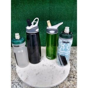 LL Bean Camelbak Plastic Water Travel Bottle Tumbler Set of 4